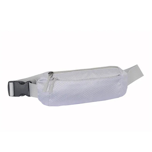 Oval Running Belt w/ 2 Pockets - Custom Logo 10.5x2.5x5 in