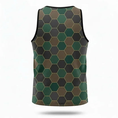 Men's Poly Spandex Performance Classic Tank Top Sublimated