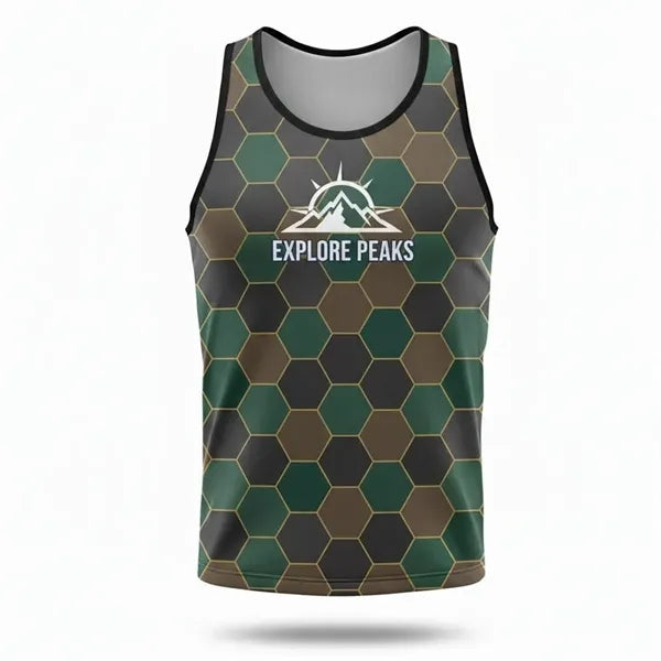 Men's Poly Spandex Performance Classic Tank Top Sublimated