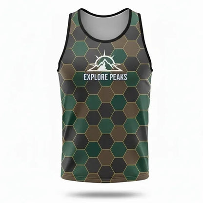 Men's Poly Spandex Performance Classic Tank Top Sublimated