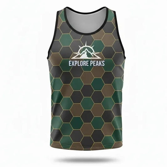 Men's Poly Spandex Performance Classic Tank Top Sublimated