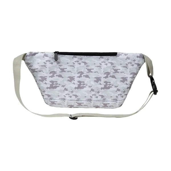 Sublimation 600D Boxy Waist Bag w/ 3 Pockets 13.4x6x3.75 in