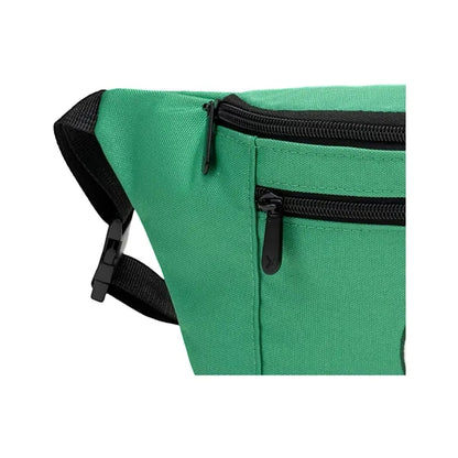 RPET Sublimation 600D Boxy Waist Bag w/ 3 Pockets 13.4x6x3.7