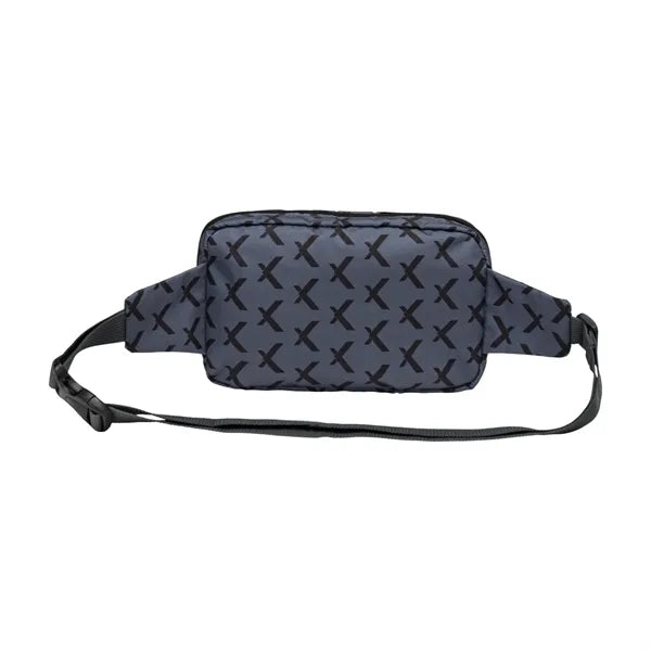 Rectangular Fanny Pack w/ 2 Pockets - Custom Logo 8.5x3.5x5.