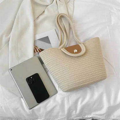 Straw Beach Tote Bags for Women