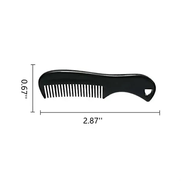 Plastic Mini Mustache Comb