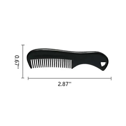 Plastic Mini Mustache Comb
