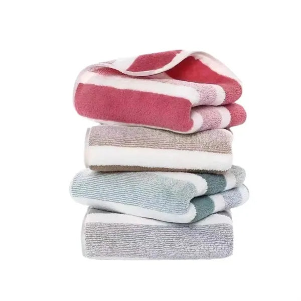 Striped Polyester Bath Towel