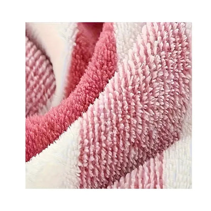 Striped Polyester Bath Towel