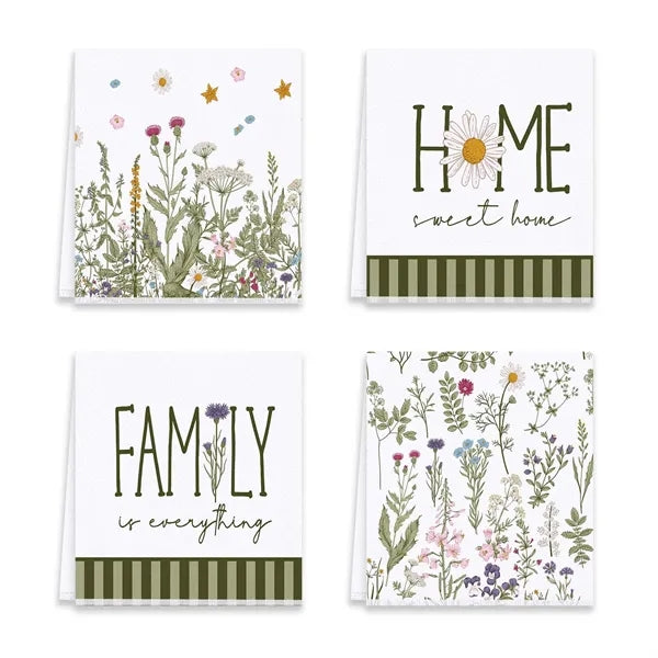 4-Piece Colorful Kitchen Towel