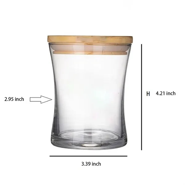 15oz Clear glass Waist Cup