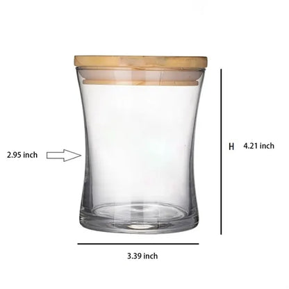 15oz Clear glass Waist Cup