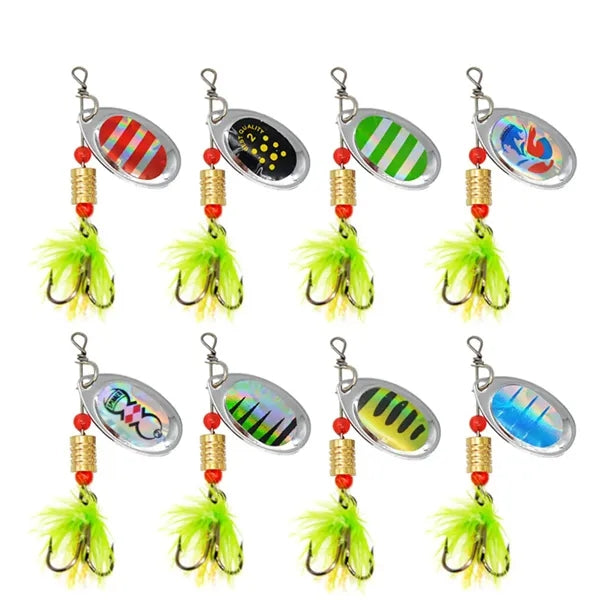 16pcs Fishing Spinner Bait