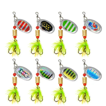 16pcs Fishing Spinner Bait