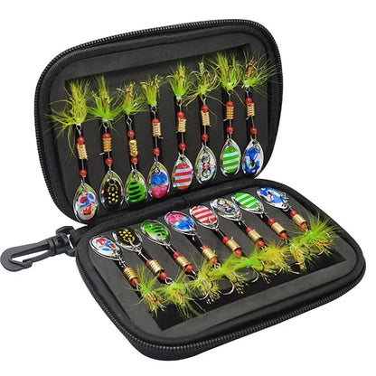 16pcs Fishing Spinner Bait