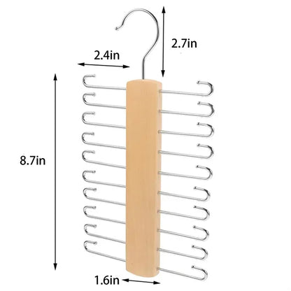Solid Wood Multi-Functional Hanger