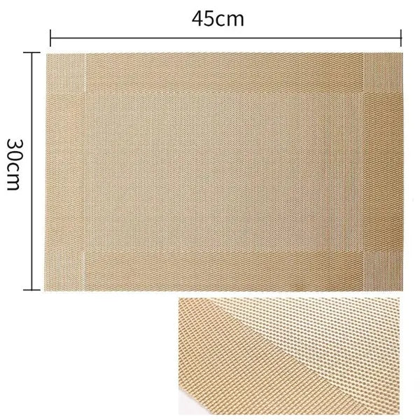 PVC Single Frame Insulated Non-washable Table Mat