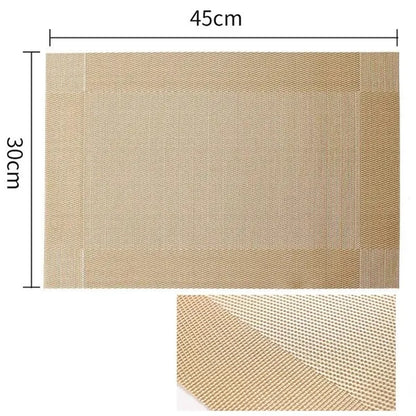 PVC Single Frame Insulated Non-washable Table Mat