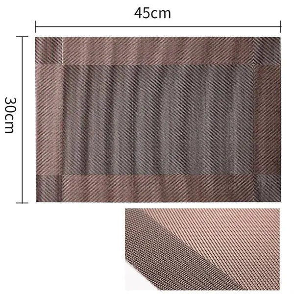 PVC Single Frame Insulated Non-washable Table Mat