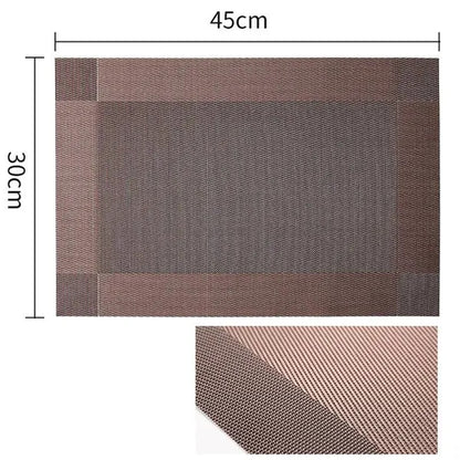 PVC Single Frame Insulated Non-washable Table Mat