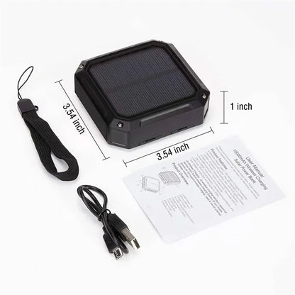 Solar Power Bank Light with Wireless Charger