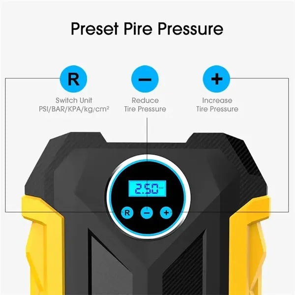 Digital Display Pointer Car Tire Air Pump