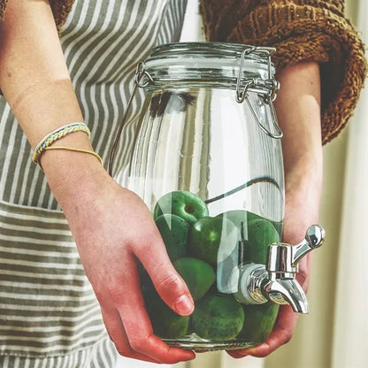 170oz Glass Jar with Tap