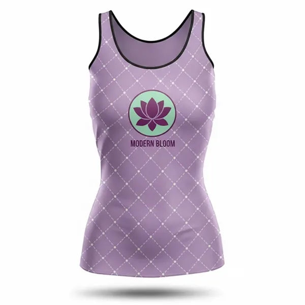 Women's Spandex Interlock Performance Tank Top Sublimated