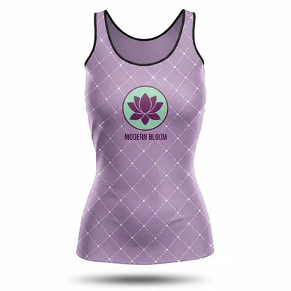 Women's Spandex Interlock Performance Tank Top Sublimated
