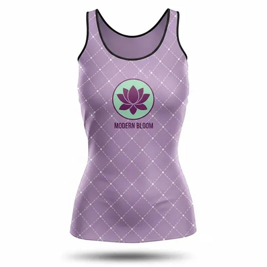 Women's Spandex Interlock Performance Tank Top Sublimated