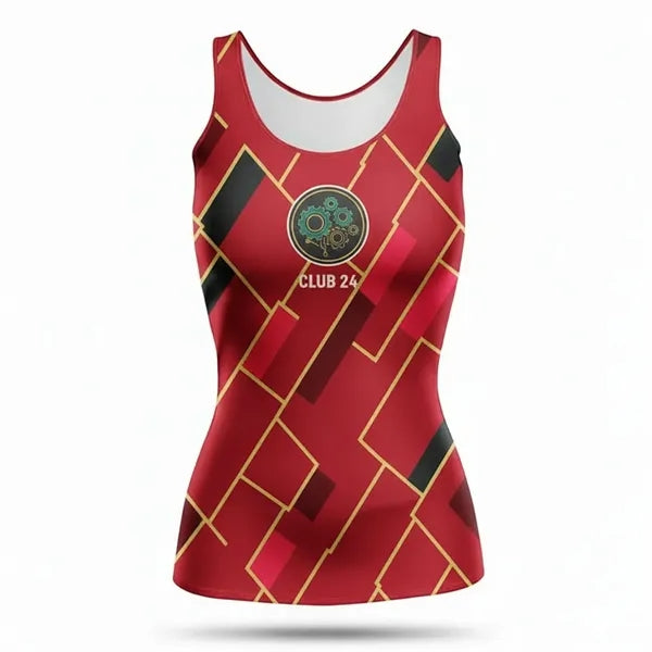 Women's Silk Feel 180G Classic Tank Top Full Color