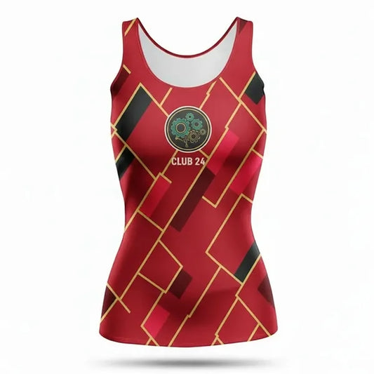Women's Silk Feel 180G Classic Tank Top Full Color