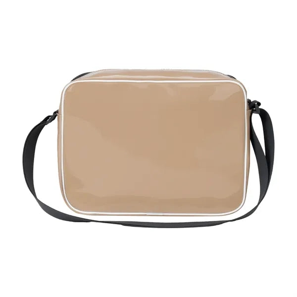 Patent Pleather Retro Shoulder Bag 6.5L
