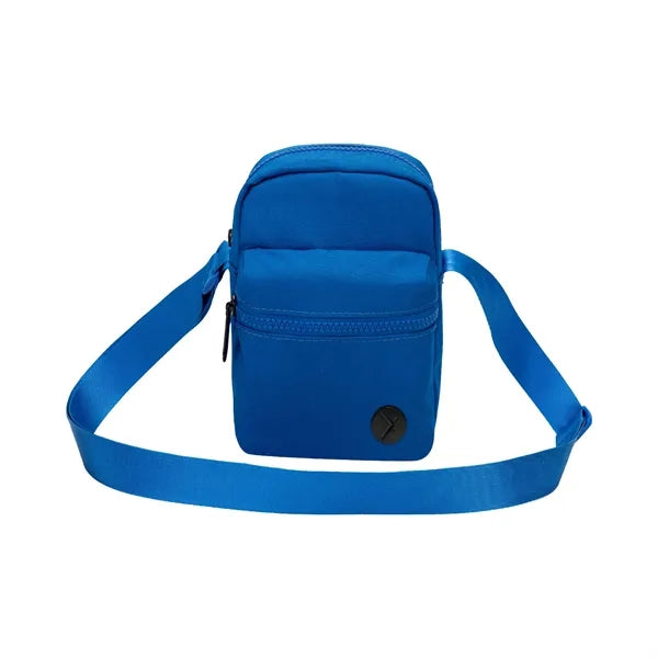 600D RPET Mini Crossbody - 6.5" x 4.75" x 2.5"