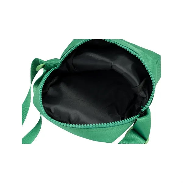 600D RPET Mini Crossbody - 6.5" x 4.75" x 2.5"