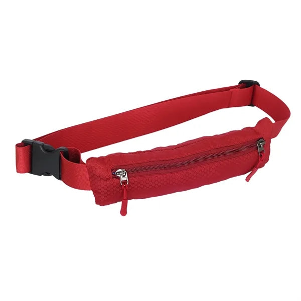 Rectangular Running Belt w/ 1 Pocket - Custom Logo 11x1x3.4