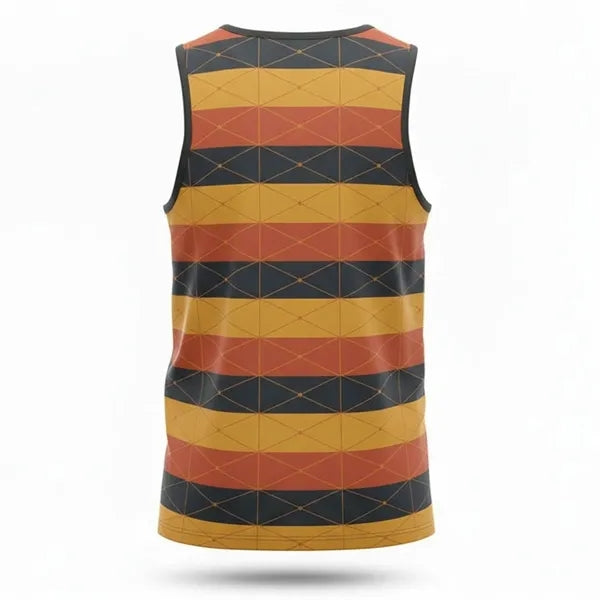 Full Color 180G Cotton Feel Jersey Style Tank Top