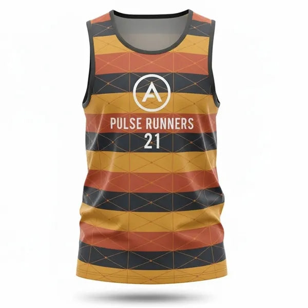 Full Color 180G Cotton Feel Jersey Style Tank Top
