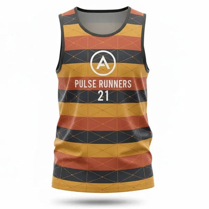 Full Color 180G Cotton Feel Jersey Style Tank Top
