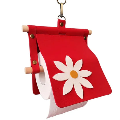 PU Leather Paper Towel Holder