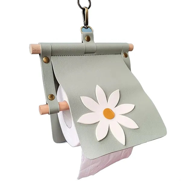 PU Leather Paper Towel Holder