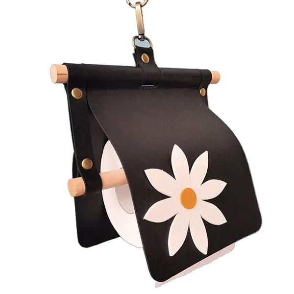 PU Leather Paper Towel Holder