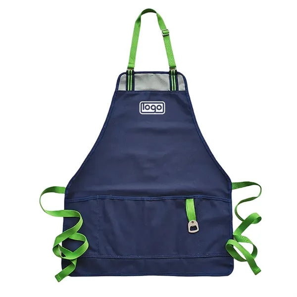 Adjustable Strap Grill Apron w/ Bottle Opener