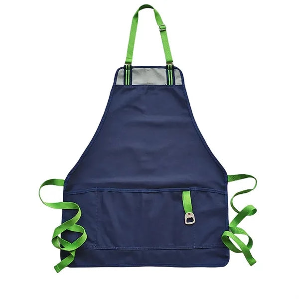 Adjustable Strap Grill Apron w/ Bottle Opener