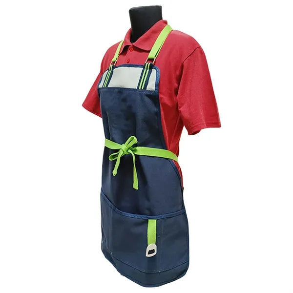 Adjustable Strap Grill Apron w/ Bottle Opener