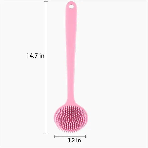 Long Handled Silicone Bath Scrub Brush
