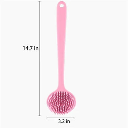 Long Handled Silicone Bath Scrub Brush