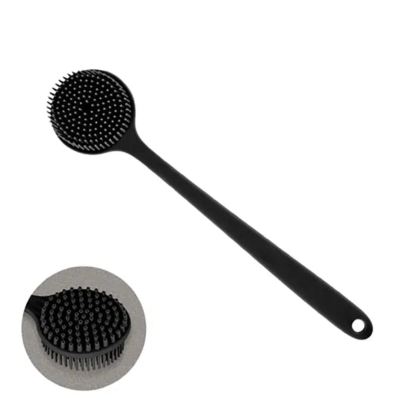 Long Handled Silicone Bath Scrub Brush