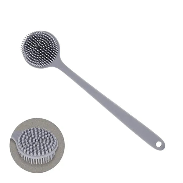 Long Handled Silicone Bath Scrub Brush