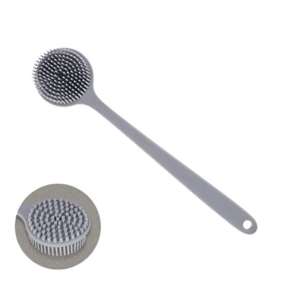 Long Handled Silicone Bath Scrub Brush